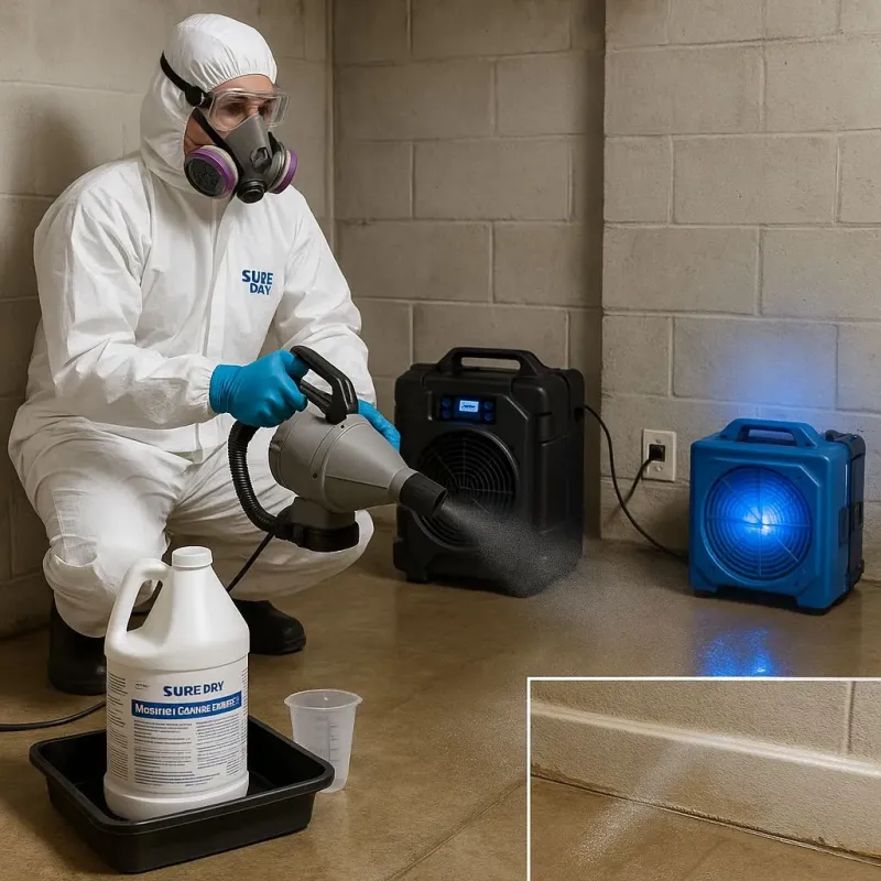 Sanitization and Odor Removal process in Roscommon, MI