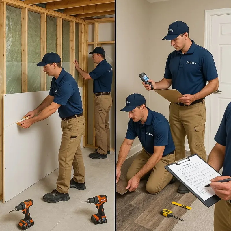 Repairs and Reconstruction process in Roscommon, MI